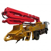 Qwer concrete pump Factory price trailer concrete pump truck with 33m boom for sale