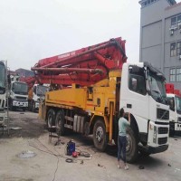 42m Putzmeister concrete boom pump truck with hydraulic folding boom